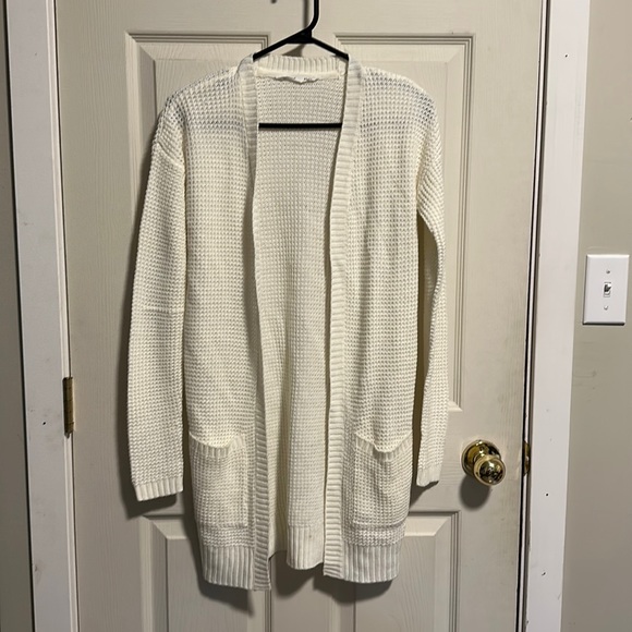 BLUENOTES WAFFLE KNIT CARDIGAN - Picture 1 of 6